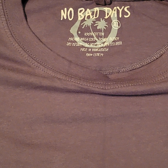 Palm tree tee shirt xl gray - Picture 3 of 4